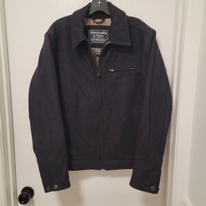 Abercrombie & Fitch Wool Jacket Mens Sz M